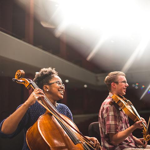 Music students perform in Mabry concert hall